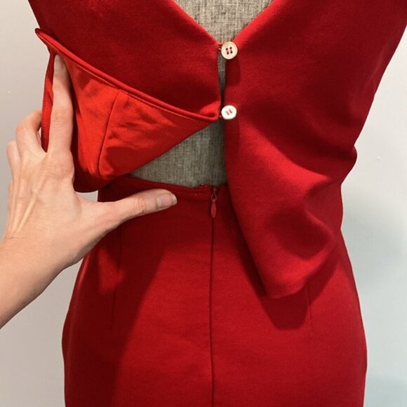 Mystic Red Midi Dress - Picture 9 of 16